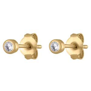 Maison Miru - Tiny Crystal Studs - New - Never Worn
